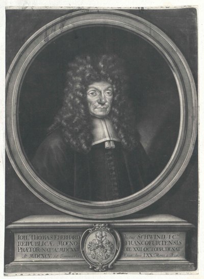 Johann Thomas Eberhard af Artist Unknown
