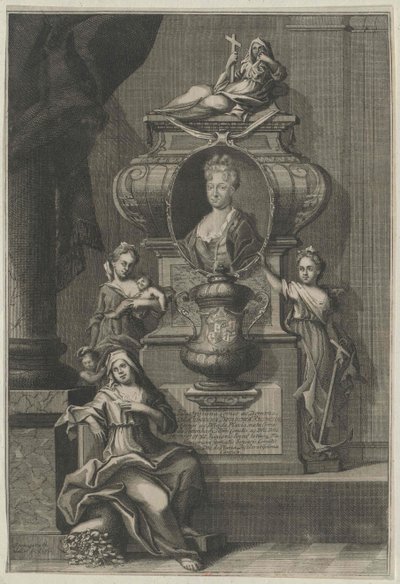 Johanna Dorothea grevinde Tattenbach-Geilsdorf af Artist Unknown