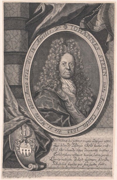 Johannes Stern (print) af Artist Unknown