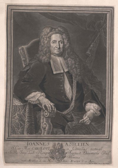 Johannes von Stetten af Artist Unknown