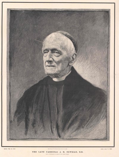 John Henry Newman af Artist Unknown