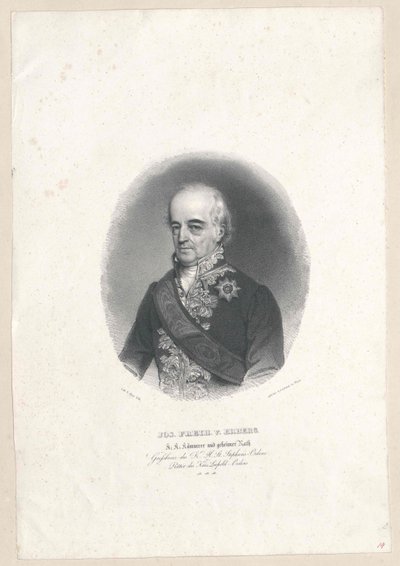 Joseph Augustin baron von Erberg af Artist Unknown
