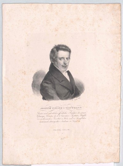 Joseph Baron Wattmann-Maelcamp-Beaulieu (print) af Artist Unknown
