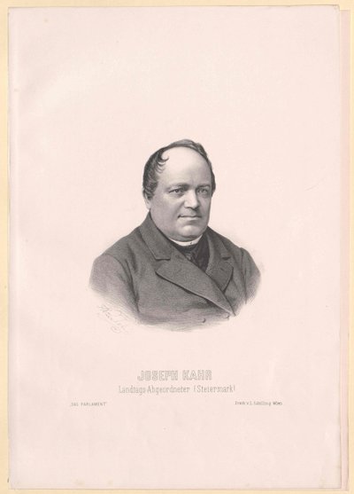 Joseph Kahr af Artist Unknown