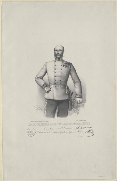 Joseph baron Maroicic-Madonna del Monte af Artist Unknown