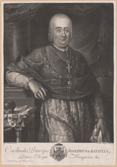 Joseph greve Batthyany af Nemet-Ujvar af Artist Unknown