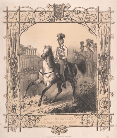 Joseph greve Radetzky af Radetz af Artist Unknown