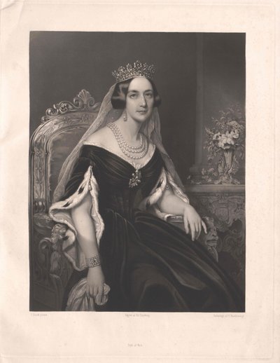 Josephine prinsesse Leuchtenberg af Artist Unknown