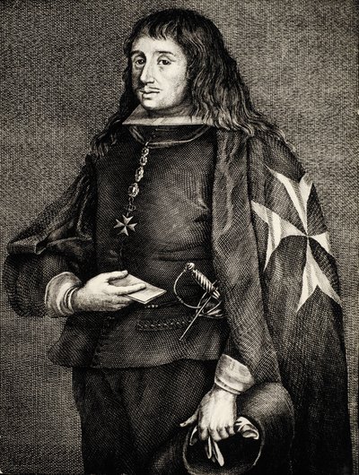 Juan Jose de Austria (1629-1679). Spansk infante (prins), søn af kong Filip IV og teaterskuespillerinden Maria Calderona. Gravering. Gravering. af Artist Unknown