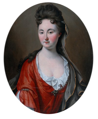 Julia Calverley (olie på lærred) af Artist Unknown