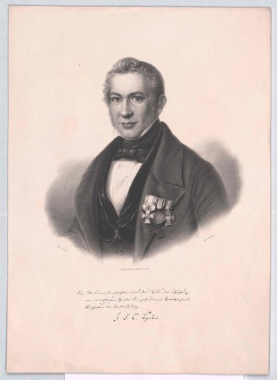 Karl Friedrich Franz Hecker af Artist Unknown