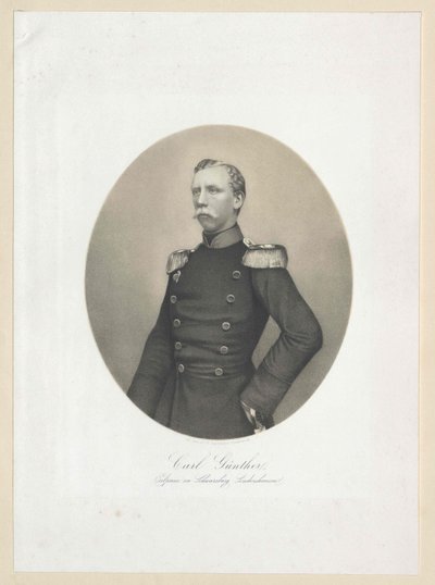 Karl Günther prins Schwarzburg-Sondershausen af Artist Unknown