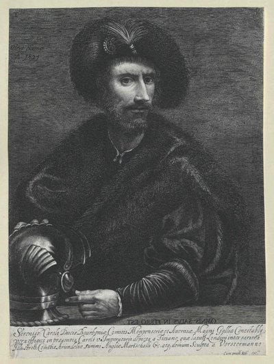 Karl greve Montpensier af Artist Unknown