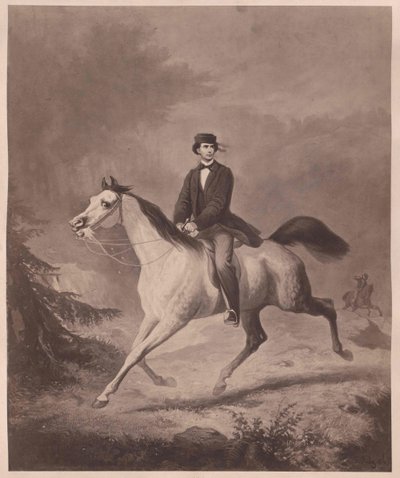 Konge af Bayern Louis II af Artist Unknown