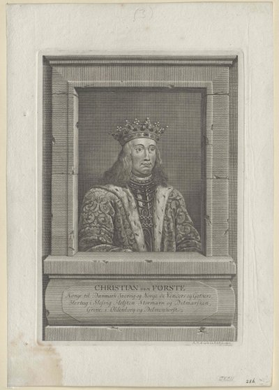 Konge af Danmark Christian I af Artist Unknown