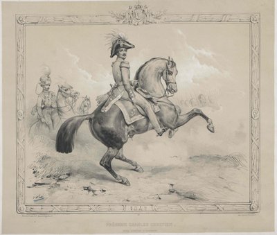 Konge af Danmark Frederik VII af Artist Unknown