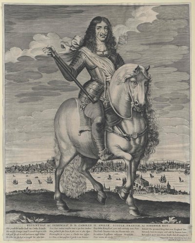 Kongen af England Charles II af Artist Unknown