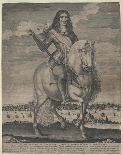 Kongen af England Charles II af Artist Unknown