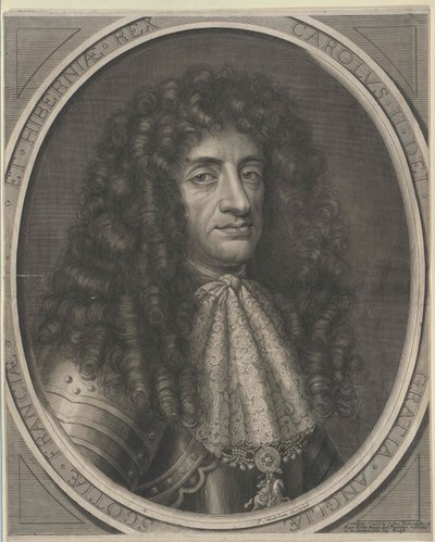 Kongen af England Charles II af Artist Unknown