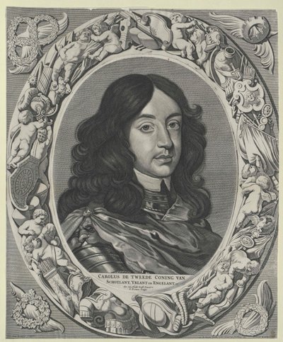Kongen af England Charles II af Artist Unknown