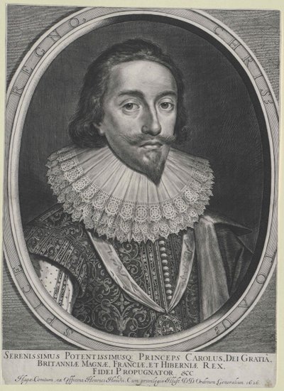 Kongen af England Charles I af Artist Unknown