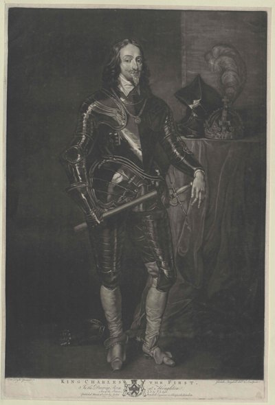 Kongen af England Charles I af Artist Unknown