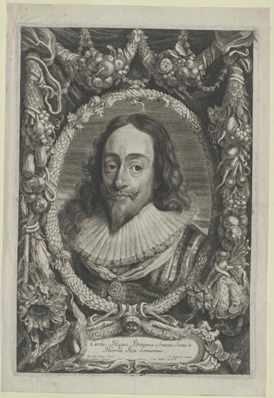 Kongen af England Charles I af Artist Unknown