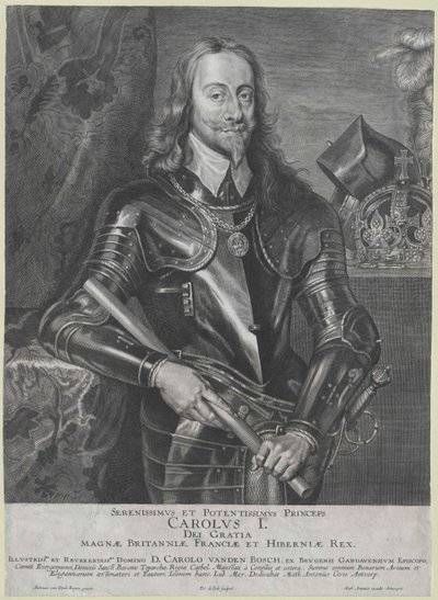 Kongen af England Charles I af Artist Unknown
