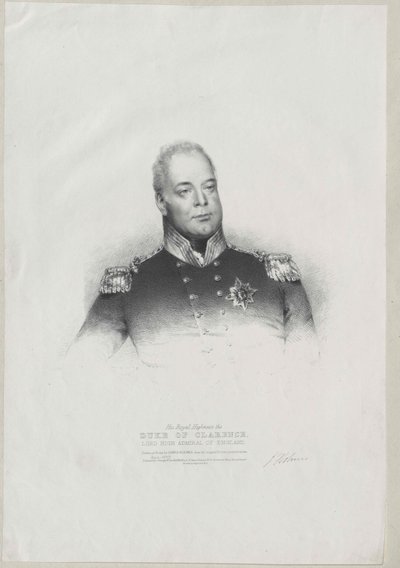 Kong af England William IV af Artist Unknown