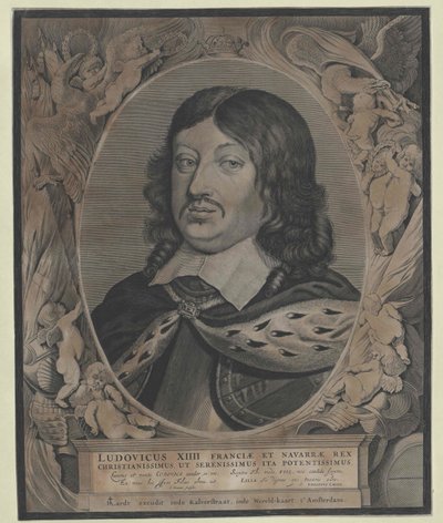 Kongen af Frankrig Louis XIV af Artist Unknown