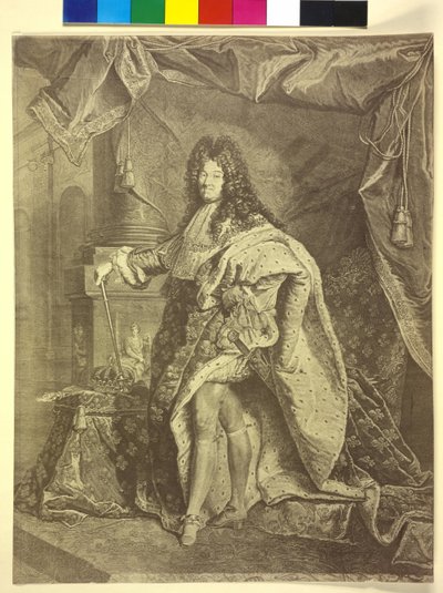 Kongen af Frankrig Louis XIV af Artist Unknown