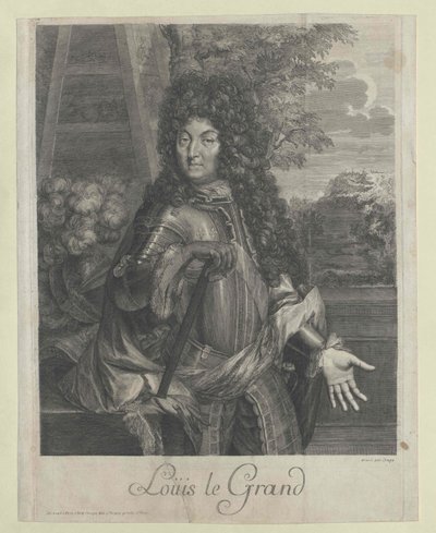 Kongen af Frankrig Louis XIV af Artist Unknown