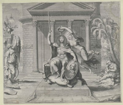 Kongen af Frankrig Louis XIV af Artist Unknown
