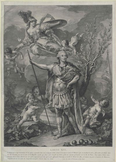 Kong af Frankrig Louis XVI af Artist Unknown