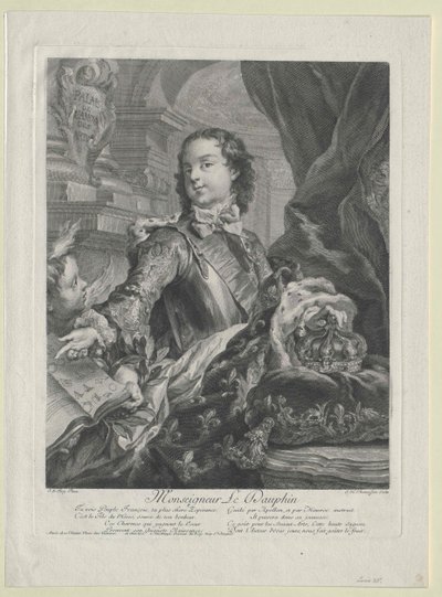 Kongen af Frankrig Louis XV af Artist Unknown