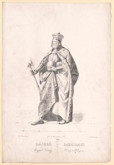 Kong af Ungarn, den hellige Ladislaus I af Artist Unknown