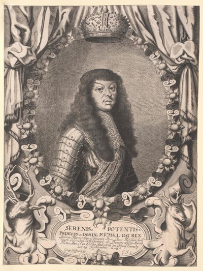 Kongen af Polen Michael Thomas Wiesniowiecz af Artist Unknown