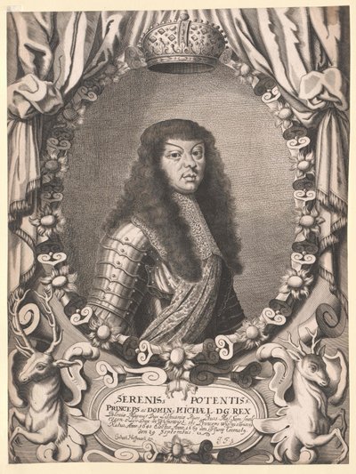 Kongen af Polen Michael Thomas Wiesniowiecz af Artist Unknown