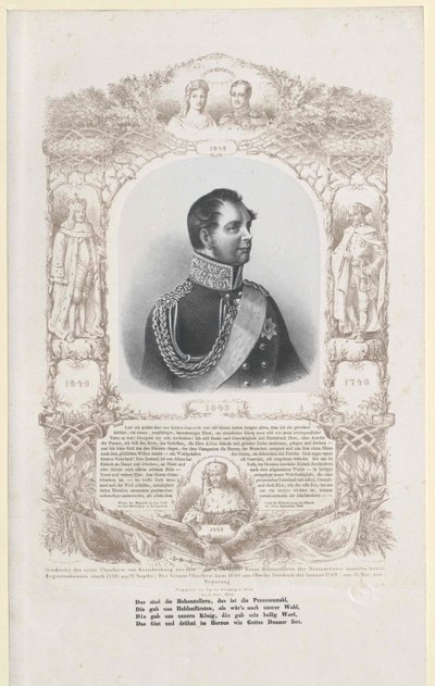 Kongen af Preussen Frederic William IV af Artist Unknown