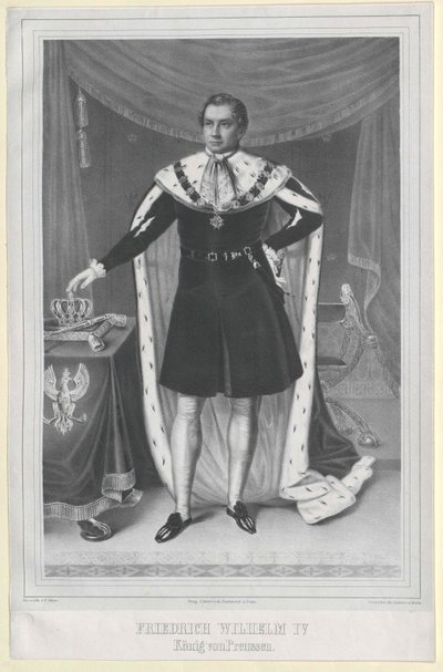 Kongen af Preussen Frederik Wilhelm IV af Artist Unknown
