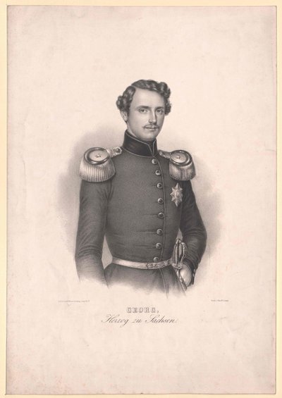 Kongen af Sachsen George af Artist Unknown