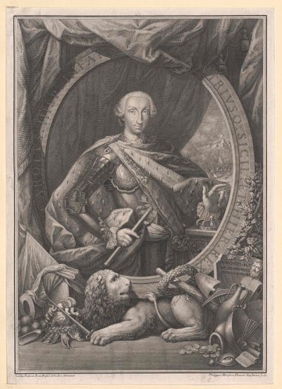 Konge af Spanien Karl III af Artist Unknown