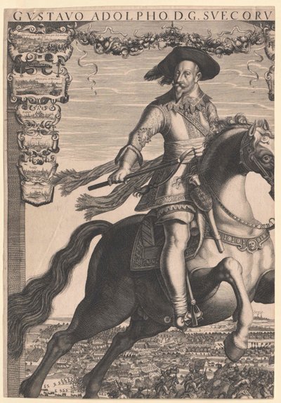 Kong af Sverige Gustav Adolf af Sverige af Artist Unknown