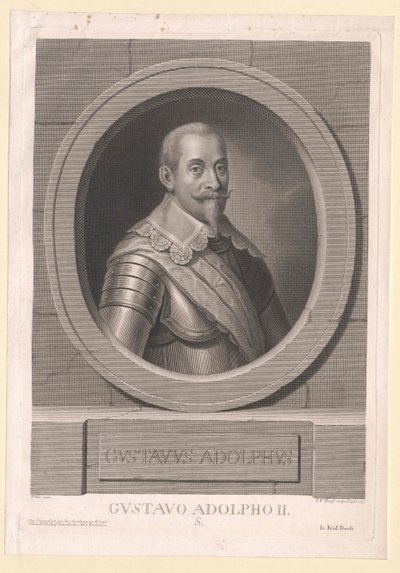 Kong af Sverige Gustav Adolf af Sverige af Artist Unknown