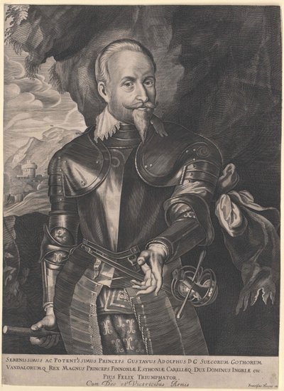 Kong af Sverige Gustav Adolf af Sverige af Artist Unknown