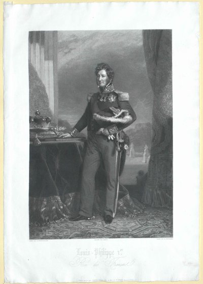 Franskmændenes konge Louis Philipp af Artist Unknown