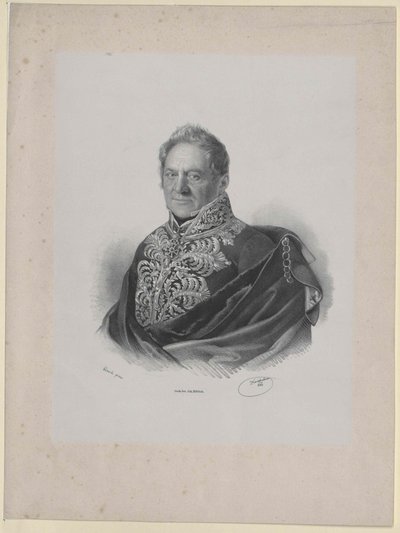 Klemens Graf Brandis (print) af Artist Unknown