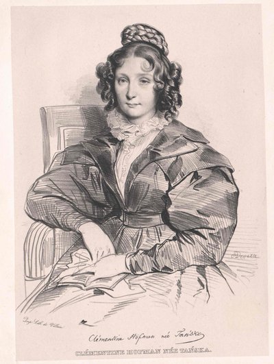 Klementyna Tanska af Artist Unknown