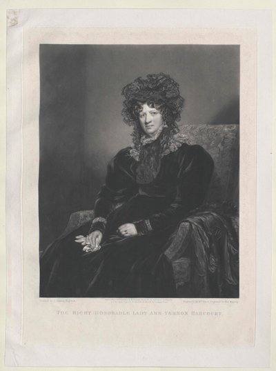 Lady Anne Leveson-Gower af Artist Unknown