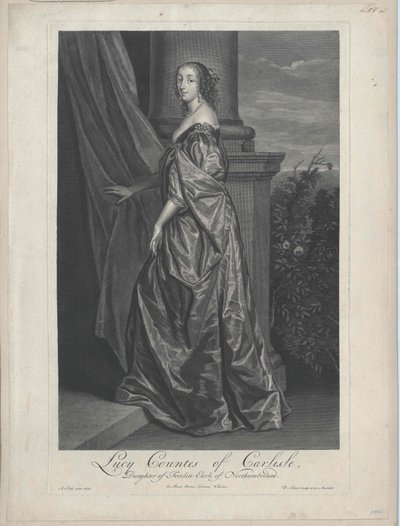 Lady Lucy Percy af Artist Unknown